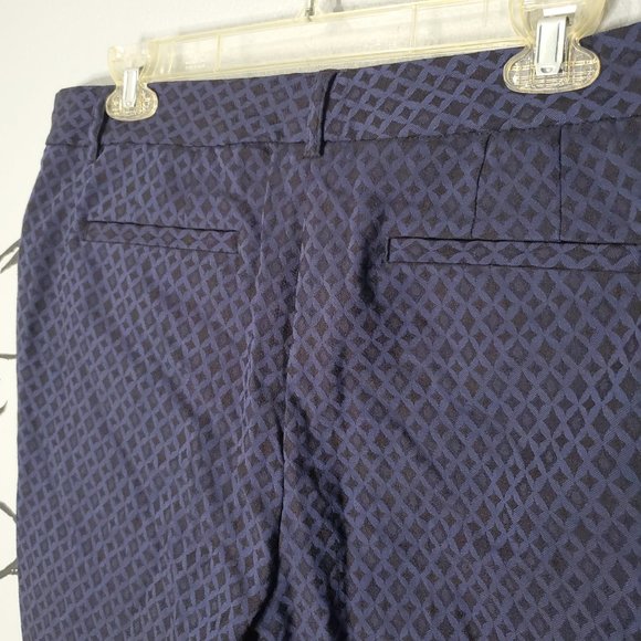 Mario Serrani Blue & Black Diamond Dress Pants, 12 - Picture 4 of 7